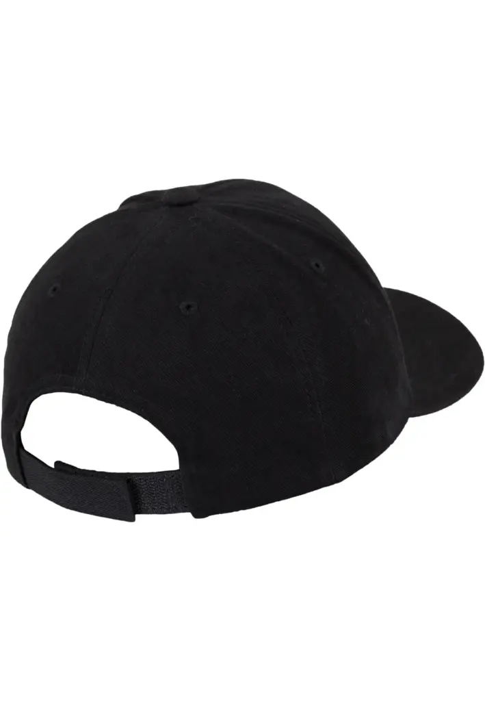 Pet van geborsteld twillkatoen, black — productfoto 6