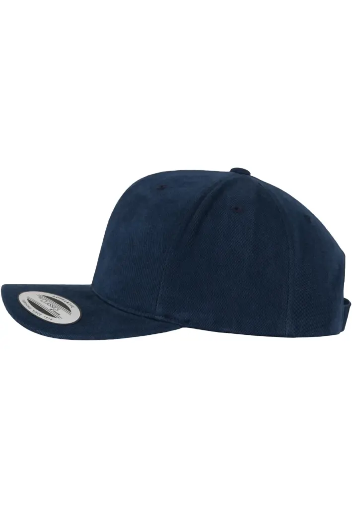Pet van geborsteld twillkatoen, navy — productfoto 7