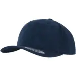 Pet van geborsteld twillkatoen, navy — productfoto 8
