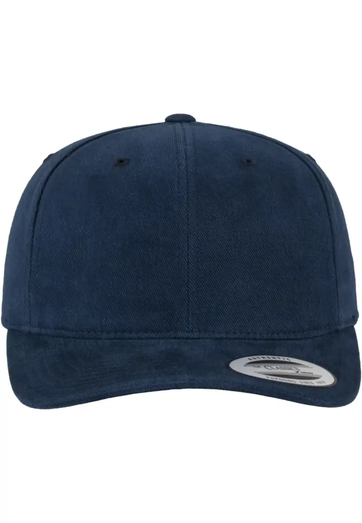 Pet van geborsteld twillkatoen, navy — productfoto 9