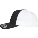 Retro truckerpet in twee kleuren, black/white — productfoto 3