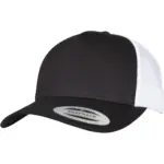 Retro truckerpet in twee kleuren, black/white — productfoto 4