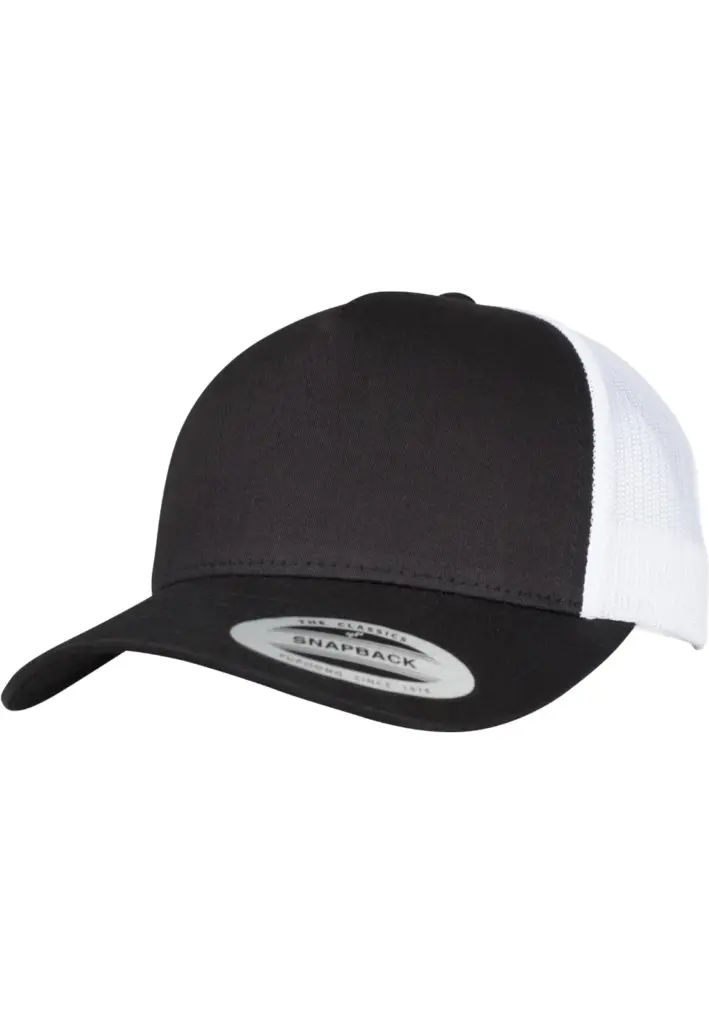 PS_FL6506T-FS_BLACK-WHITE - Hidalgo-werbeartikel Retro truckerpet in twee kleuren, black/white — productfoto 4