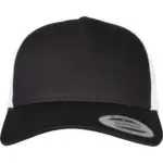 Retro truckerpet in twee kleuren, black/white — productfoto 5
