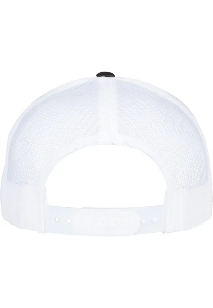 PS_FL6506T-B_BLACK-WHITE - Hidalgo-werbeartikel Retro truckerpet in twee kleuren, black/white — productfoto 6