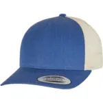 PS_FL6506T-S_BLUE-BEIGE - Hidalgo-werbeartikel Retro truckerpet in twee kleuren, blue / beige — productfoto 7