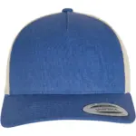 PS_FL6506T_BLUE-BEIGE - Hidalgo-werbeartikel Retro truckerpet in twee kleuren, blue / beige — productfoto 8