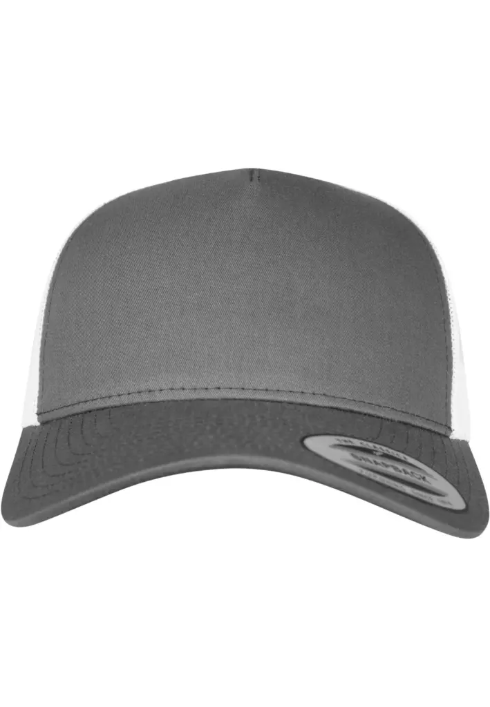 PS_FL6506T-FC_CHARCOAL-WHITE - Hidalgo-werbeartikel Retro truckerpet in twee kleuren, charcoal / white — productfoto 16