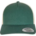 PS_FL6506T_GREEN-BEIGE - Hidalgo-werbeartikel Retro truckerpet in twee kleuren, green / beige — productfoto 19