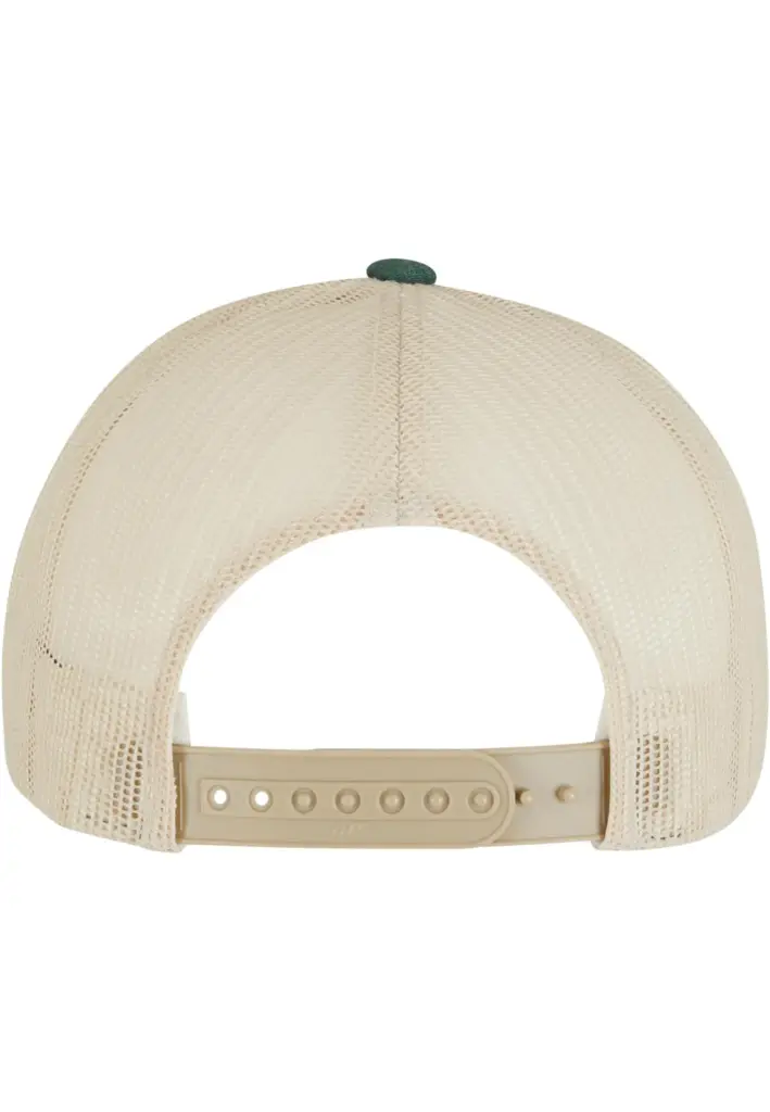 PS_FL6506T-B_GREEN-BEIGE - Hidalgo-werbeartikel Retro truckerpet in twee kleuren, green / beige — productfoto 20