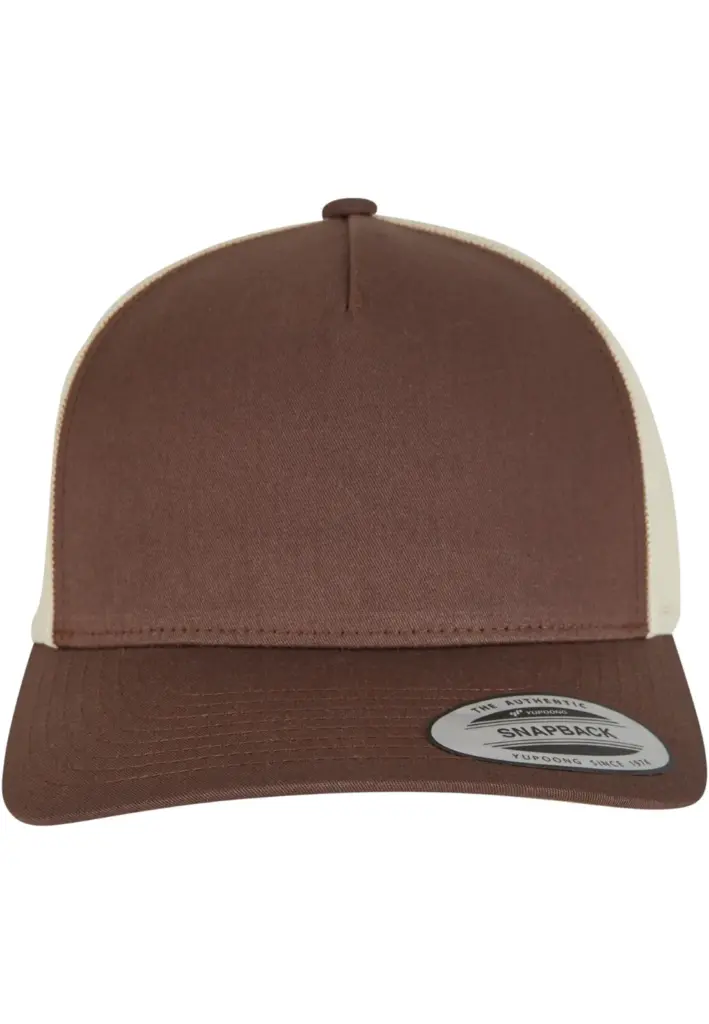 PS_FL6506T_MUSTANG-BEIGE - Hidalgo-werbeartikel Retro truckerpet in twee kleuren, mustang / beige — productfoto 22