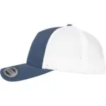 PS_FL6506T-S_NAVY-WHITE - Hidalgo-werbeartikel Retro truckerpet in twee kleuren, navy / white — productfoto 24