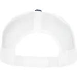 PS_FL6506T-B_NAVY-WHITE - Hidalgo-werbeartikel Retro truckerpet in twee kleuren, navy / white — productfoto 27