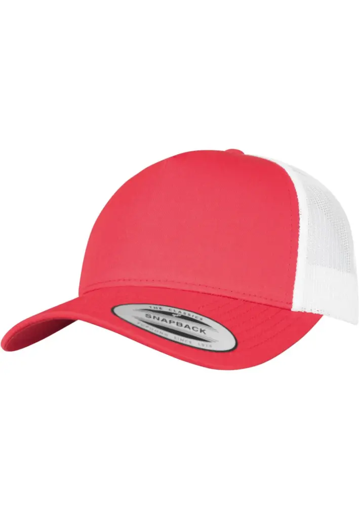 PS_FL6506T-FS_RED-WHITE - Hidalgo-werbeartikel Retro truckerpet in twee kleuren, red / white — productfoto 29