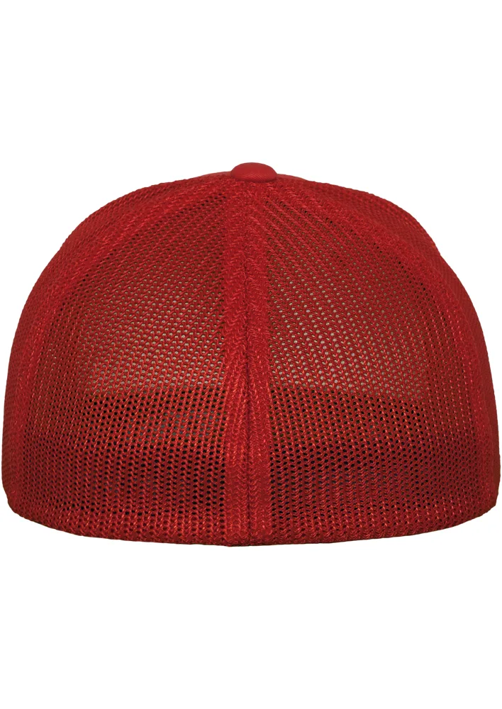 PS_FL6511-B_RED - Hidalgo-werbeartikel Flexfit mesh truckerpet — productfoto 17
