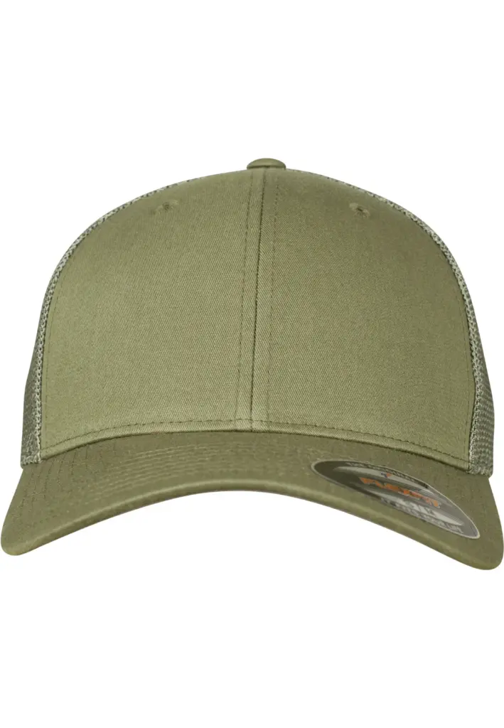 PS_FL6511_BUCK - Hidalgo-werbeartikel Flexfit mesh truckerpet, buck — productfoto 7