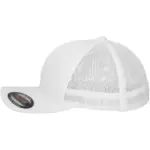 PS_FL6511-S_WHITE - Hidalgo-werbeartikel Flexfit mesh truckerpet, white — productfoto 24