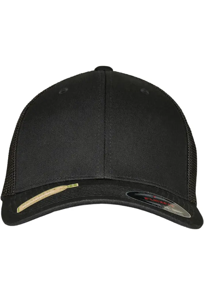 FL6511RM - Trucker pet van gerecycled mesh, black / black