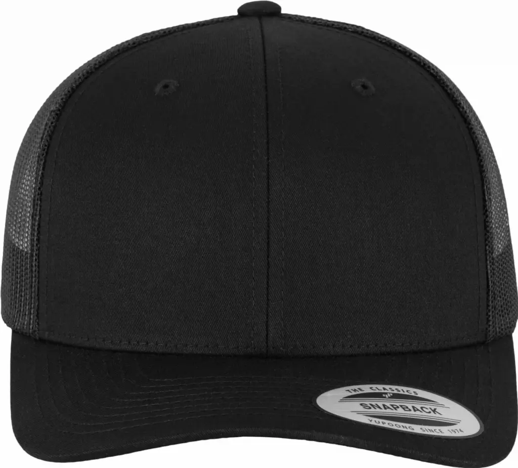 Retro truckerpet, black — productfoto 8