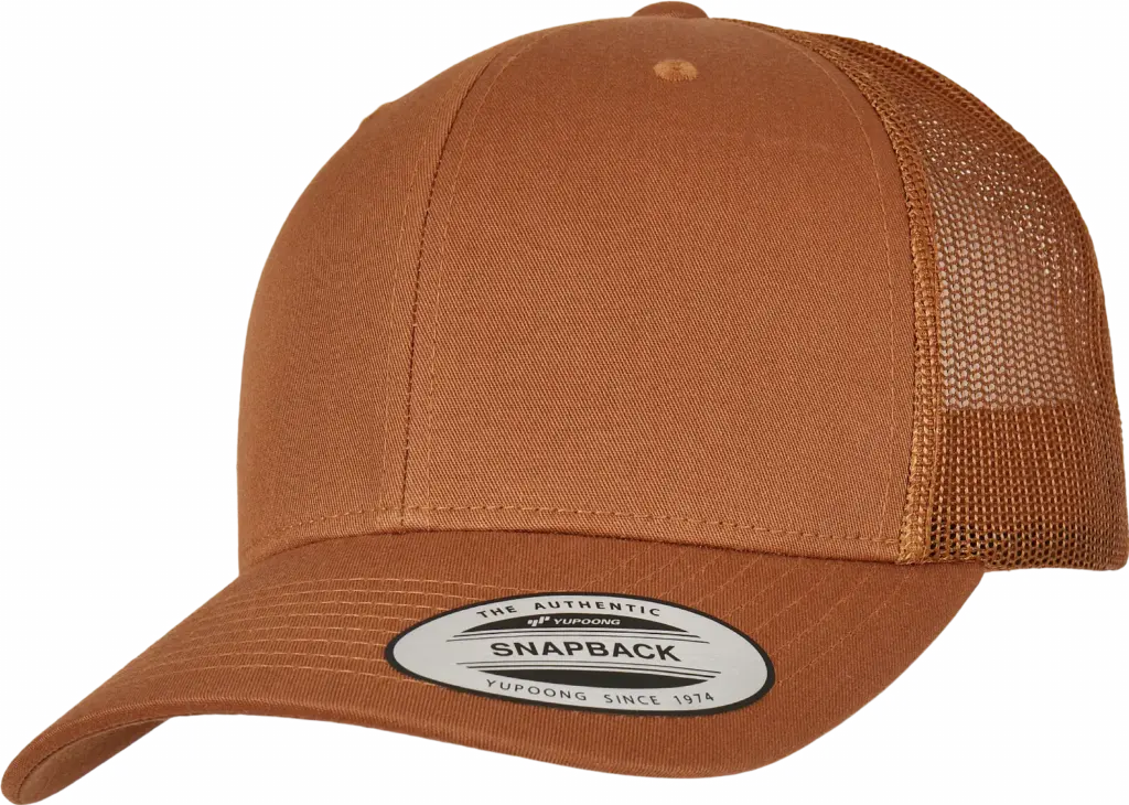 Retro truckerpet, caramel — productfoto 16