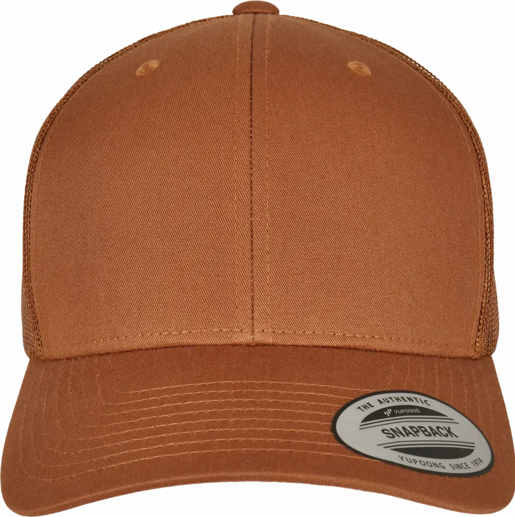 Retro truckerpet, caramel — productfoto 18