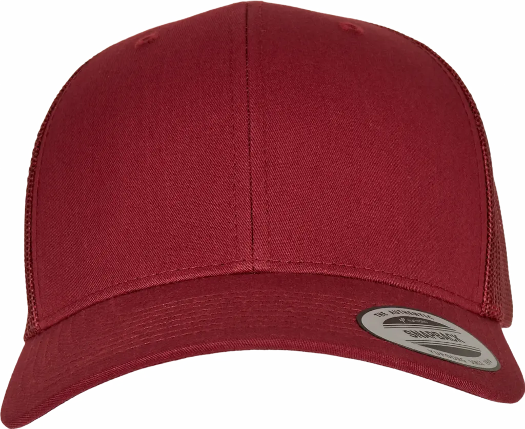 Retro truckerpet, cranberry — productfoto 22