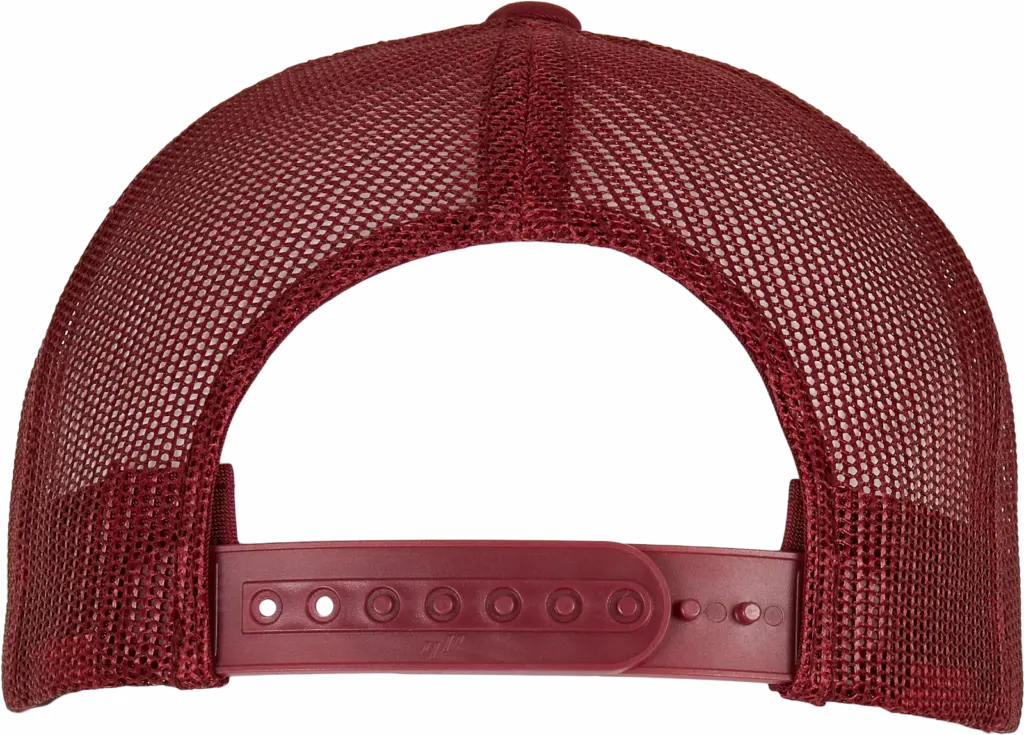 Retro truckerpet, cranberry — productfoto 23