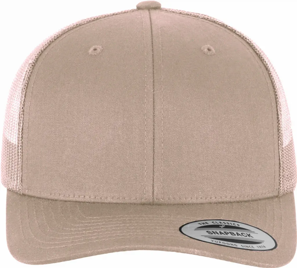 Retro truckerpet, khaki — productfoto 36