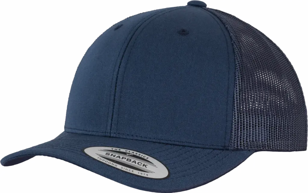 Retro truckerpet, navy — productfoto 48