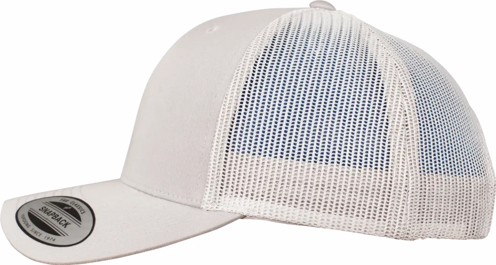 Retro truckerpet, silver — productfoto 62