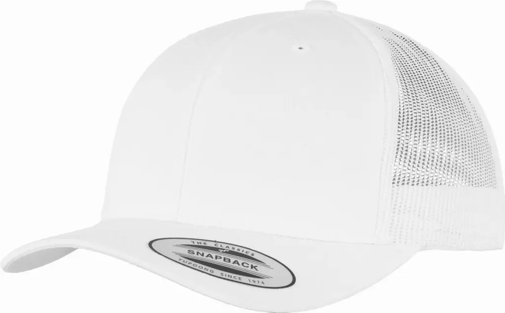 Retro truckerpet, white — productfoto 67