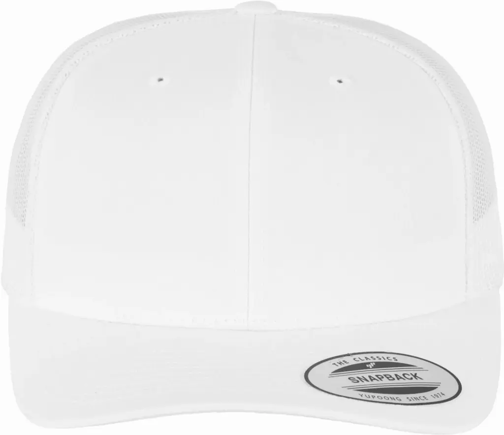 Retro truckerpet, white — productfoto 69