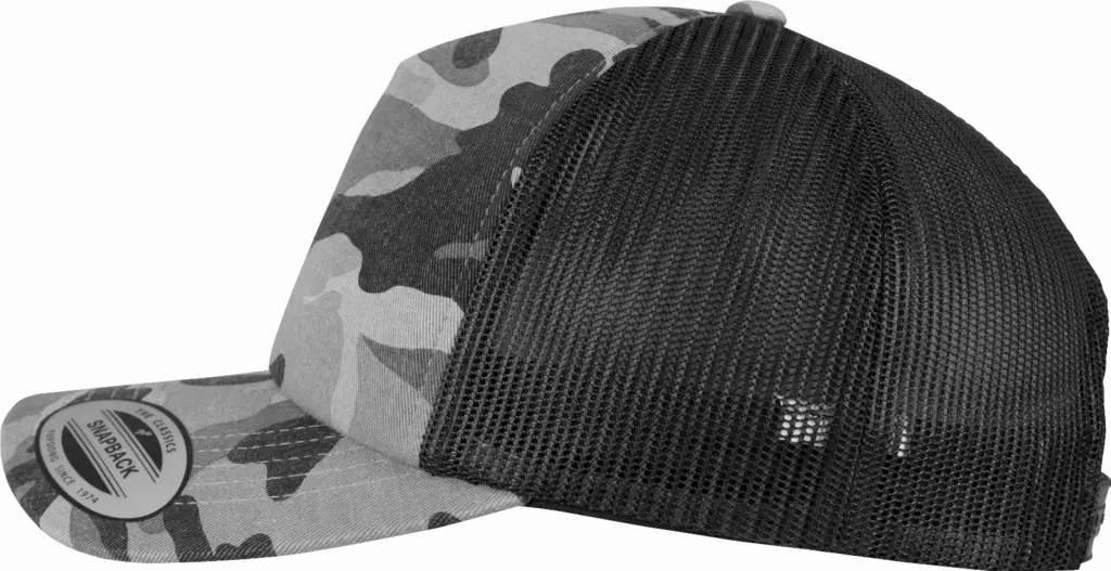 Camo truckerpet, dark camouflage / black — productfoto 2