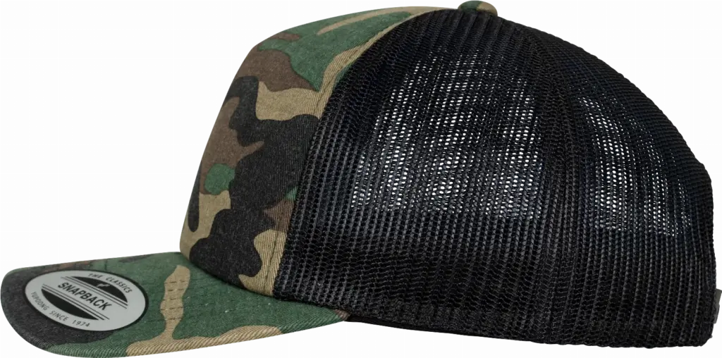 Camo truckerpet, wood camouflage / black — productfoto 5