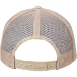 PS_FL6606CF-B_KHAKI-WHITE - Hidalgo-werbeartikel Retro Truckerpet met gekleurde klep, khaki / white — productfoto 10