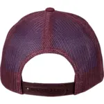 PS_FL6606CF-B_MAROON-WHITE - Hidalgo-werbeartikel Retro Truckerpet met gekleurde klep, maroon / white — productfoto 13