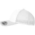 PS_FL6606CF-S_SILVER-WHITE - Hidalgo-werbeartikel Retro Truckerpet met gekleurde klep, silver / white — productfoto 23