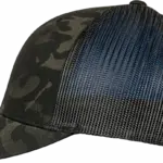 Multicam retro truckerpet, black multicam — productfoto 9