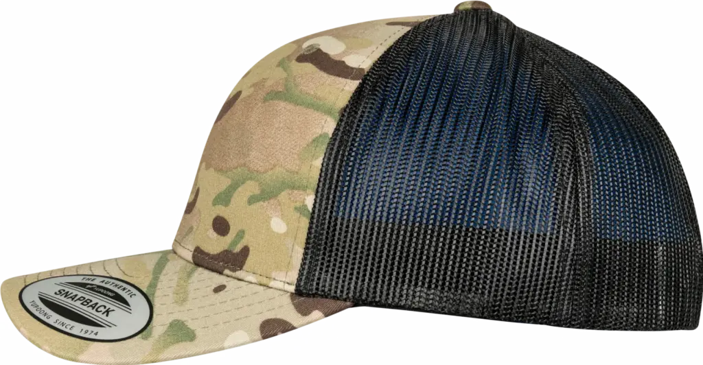 Multicam retro truckerpet, multicam — productfoto 14