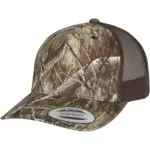 Retro Trucker pet met boomcamouflage, edge — productfoto 2