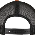 Tweekleurige Retro Truckerpet, caramel / black — productfoto 22