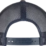 Tweekleurige Retro Truckerpet, charcoal / navy — productfoto 32