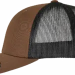 Tweekleurige Retro Truckerpet, coyote brown / black — productfoto 43
