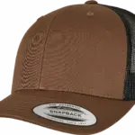 Tweekleurige Retro Truckerpet, coyote brown / black — productfoto 44