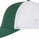 Tweekleurige Retro Truckerpet, evergreen / white — productfoto 53