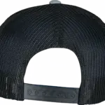 Tweekleurige Retro Truckerpet, heather black — productfoto 62