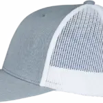 Tweekleurige Retro Truckerpet, heather / white — productfoto 63