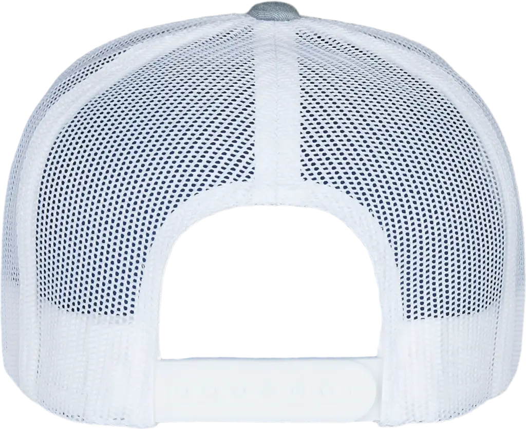 Tweekleurige Retro Truckerpet, heather / white — productfoto 67