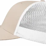 Tweekleurige Retro Truckerpet, khaki / white — productfoto 68