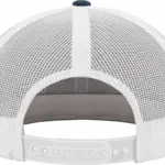 Tweekleurige Retro Truckerpet, navy / white — productfoto 86